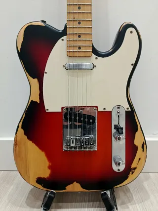 Squier Telecaster Sunburst Relic Korea 1989