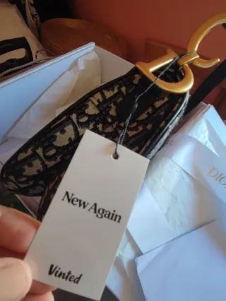 Borsa Dior Saddle Beige/Nero