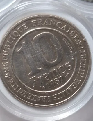 Lote monedas Francia y Suiza