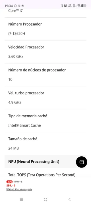 Portátil Gaming Gigabyte A16 RTX 5060