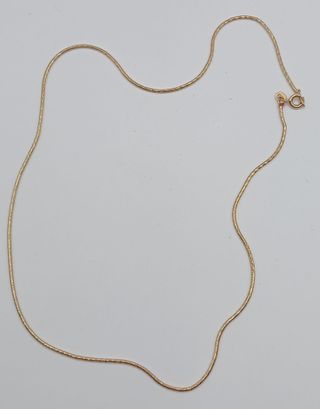 Gargantilla Cordón de oro 18k, 5,33gr, Ref. O-394.