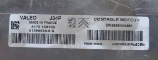 Centralita del Motor PEUGEOT/CITROEN 21586539-8A SW9665424480 HW9651696680