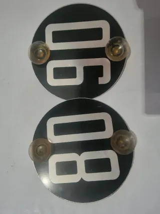 Placa Velocidad Coche Clásico