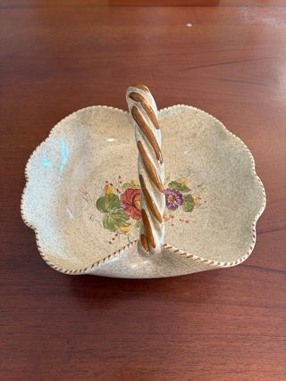 Porta frutta vintage lavorato a mano