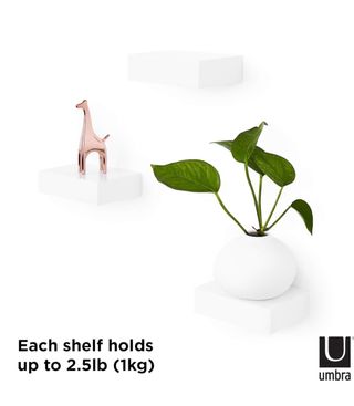 Scaffalatura a parete bianca tipo IKEA LACK NUOVA