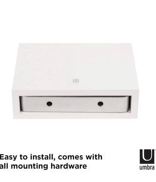 Scaffalatura a parete bianca tipo IKEA LACK NUOVA