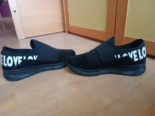 Zapatillas Fly Flot Talla 39 Negras.