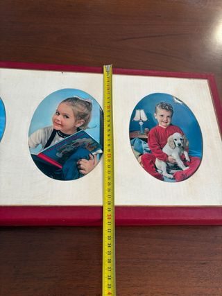 Scatola vintage anni '60 con foto