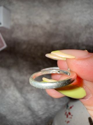 Anillo Pandora Corazón Rosa y Plata