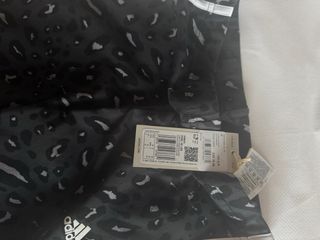 Mallas Adidas Estampado Animal Negro Gris