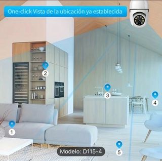 Pack 4 Cámaras Vigilancia 5G Wifi