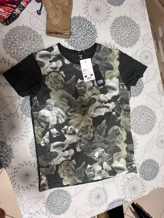 T-shirt donna vintage stampa cherubini
