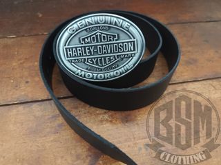 Cintura fibbia Harley Davidson Genuine Motor Oil