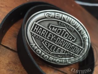Cintura fibbia Harley Davidson Genuine Motor Oil