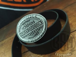 Cintura fibbia Harley Davidson Genuine Motor Oil