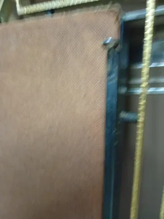 Espejo Luis XVI Negro y Dorado