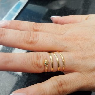 Anillo Serpiente de oro 18k, 2,77gr, Ref. O-396.