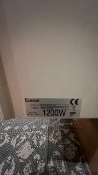 Radiador bajo consumo blanco