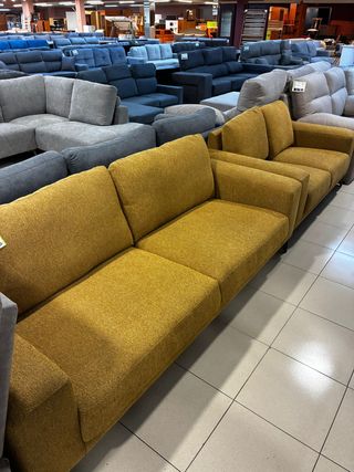 Sofá Diseño Mostaza 3+2