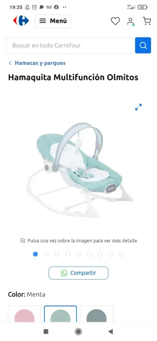 Hamaca de bebé Multifunción Olmitos