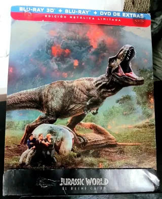 Pack 2 Steelbook Jurassic World y Jurassic World 2