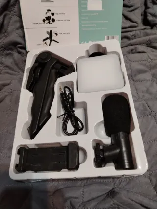 Kit Video Making HOTU: Trípode, Luz LED y Micrófon