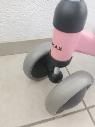 Bici bebé rosa BAMMAX 4 ruedas