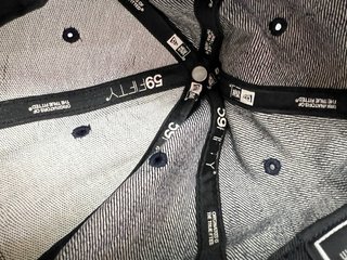 Cappello da baseball in denim NY
