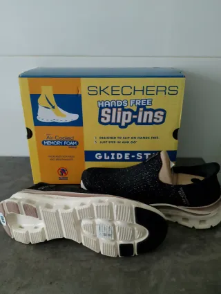 Zapatillas Skechers Slip-ins Mujer Negras
