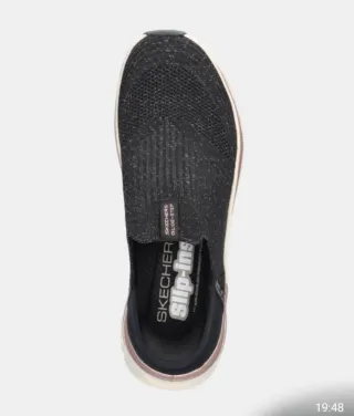 Zapatillas Skechers Slip-ins Mujer Negras
