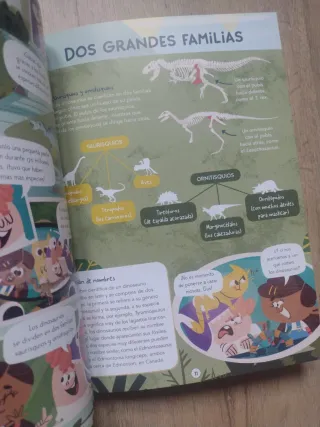 Libro Alucina con los dinosaurios.