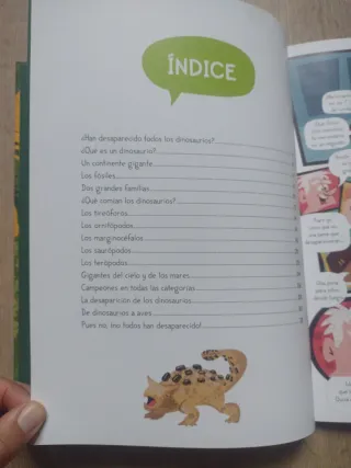 Libro Alucina con los dinosaurios.