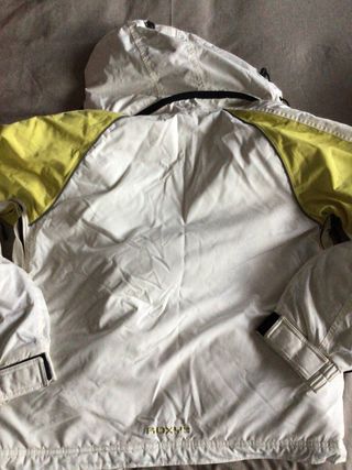 Chaqueta Roxy Nieve Blanca y Amarilla