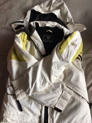 Chaqueta Roxy Nieve Blanca y Amarilla