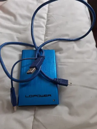 Disco Duro Externo Portátil Azul