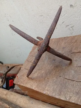 Rebañadera de forja antigua