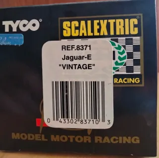 Tyco Scalextric Jaguar E-Type Vintage