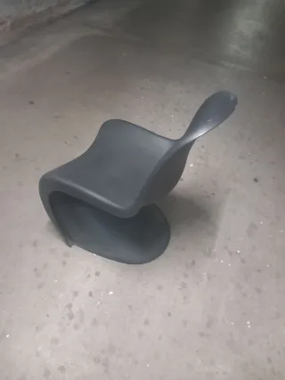 Silla Vitra Negra Diseño Moderno