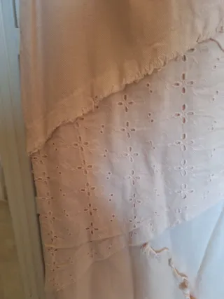 Gonna cotone peach S