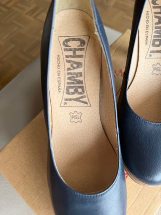 Zapatos de tacón Chamby azul