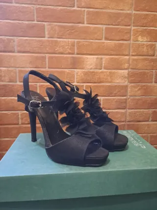 Sandalias de fiesta negras
