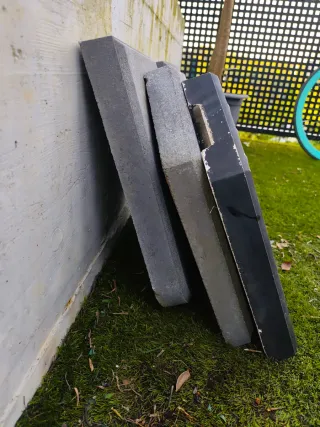 Bases para sombrilla de plástico