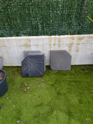 Bases para sombrilla de plástico