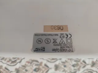 2 Lámparas IKEA Gyllen Vintage Originales