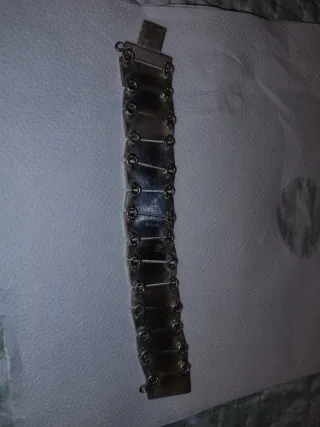 Pulsera Plata Turquesa y Nácar