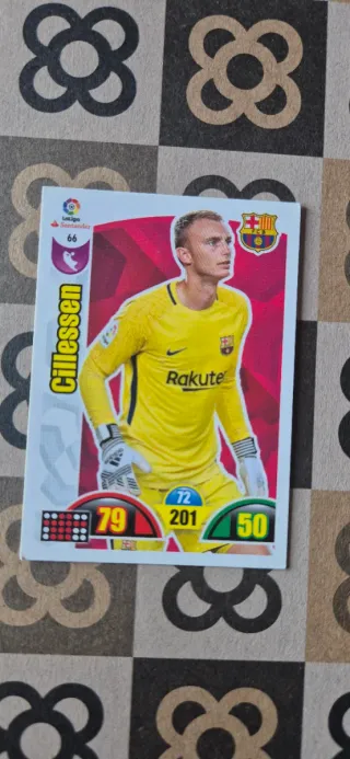 Cromo Cillessen FC Barcelona La Liga 2018-19