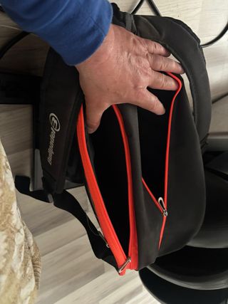 Paletero Bullpadel Tour Negro Naranja