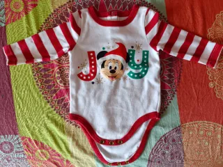 Body Disney Mickey e Minnie Natale 3 mesi