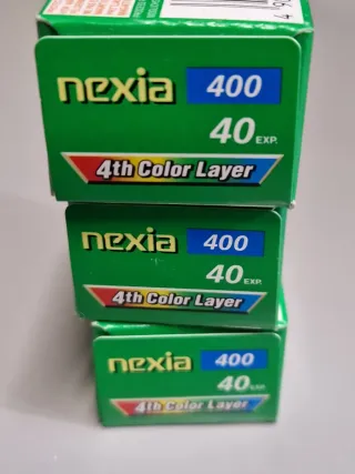 3x Fuji Nexia 400 40 exp APS Film