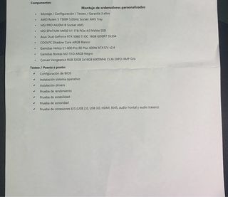 PC GAMING | 3 meses de uso | GARANTÍA + FACTURA